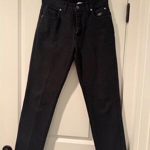 Harley Davidson Womens Black Five-Pocket Classic Jeans Size 06 Regular